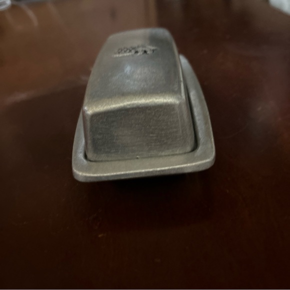 Carson Pewter Pineapple design Butter Dish with Lid - Picture 9 of 9